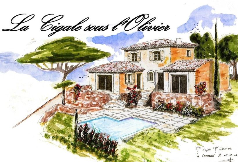 Bed and Breakfast La Cigale Sous L Olivier