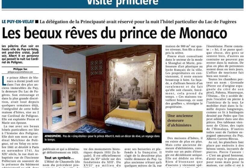 Bed and Breakfast La Demeure Du Lac De Fugeres