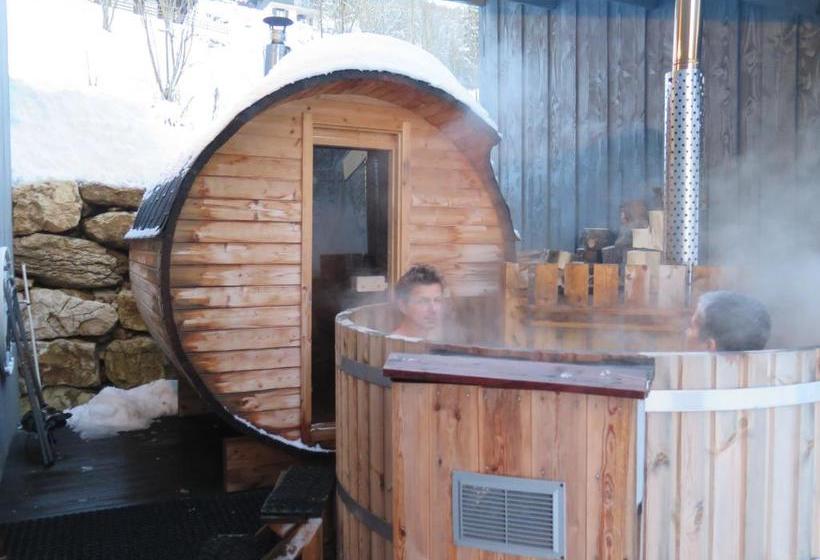 민박 Le Chalet Du Blanc Spa Yoga