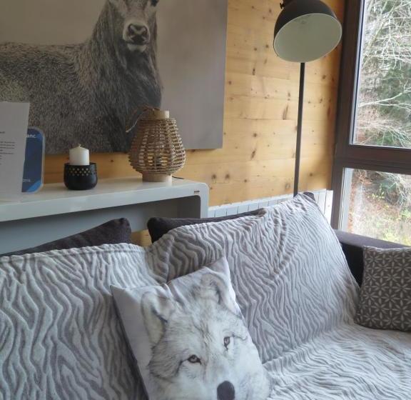 مبيت وإفطار Le Chalet Du Blanc Spa Yoga