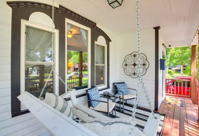 Central Chanute Historic Home W/ Porch!