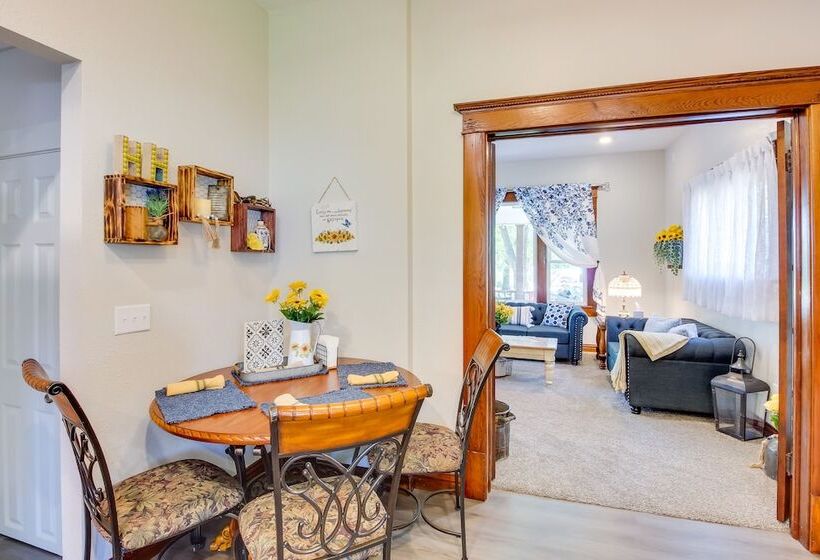 Central Chanute Historic Home W/ Porch!