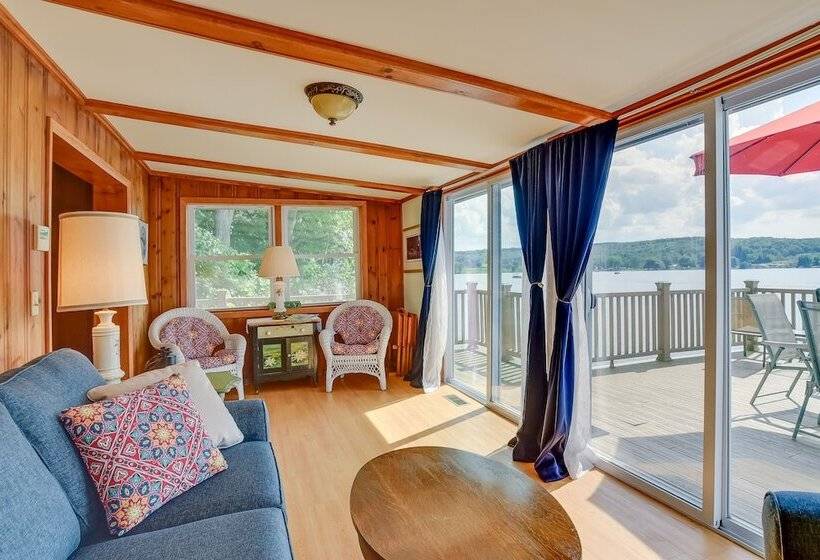 Cozy Cohocton Cottage W/ Private Beach & Deck!
