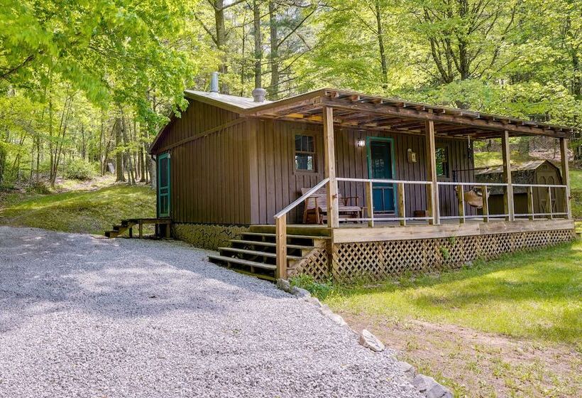 Cozy Green Bank Cabin ~ 2 Mi To Observatory!