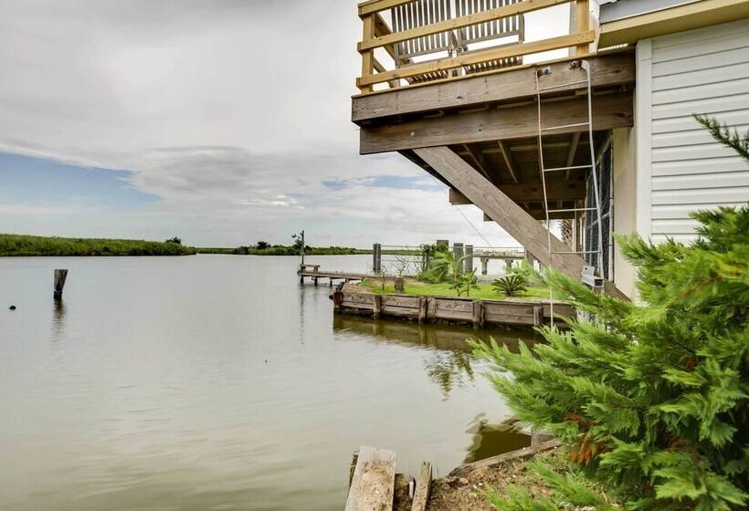 Golden Meadow Getaway: Waterfront Retreat W/ Deck