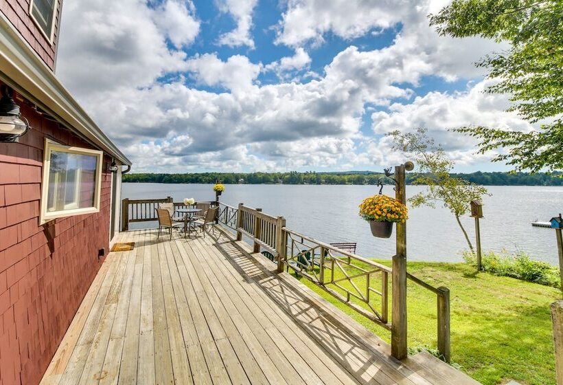 Maine Lake House W/ Private Dock & Kayaks!