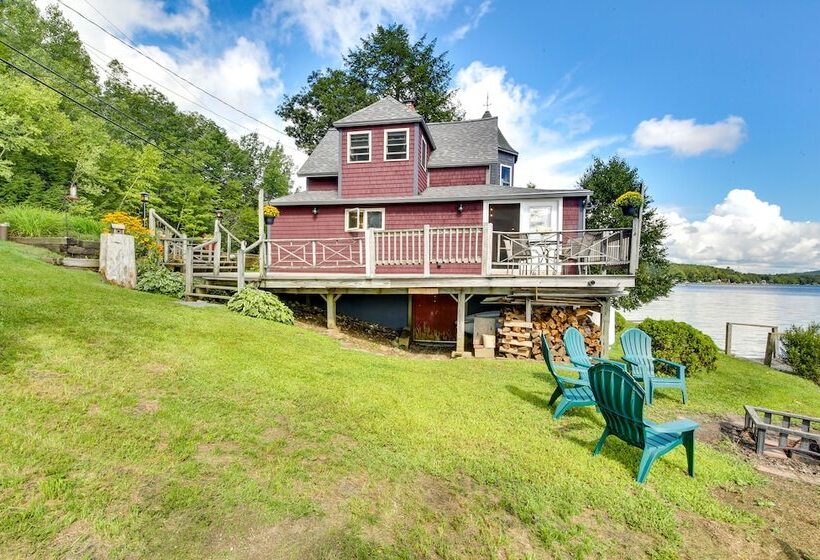 Maine Lake House W/ Private Dock & Kayaks!