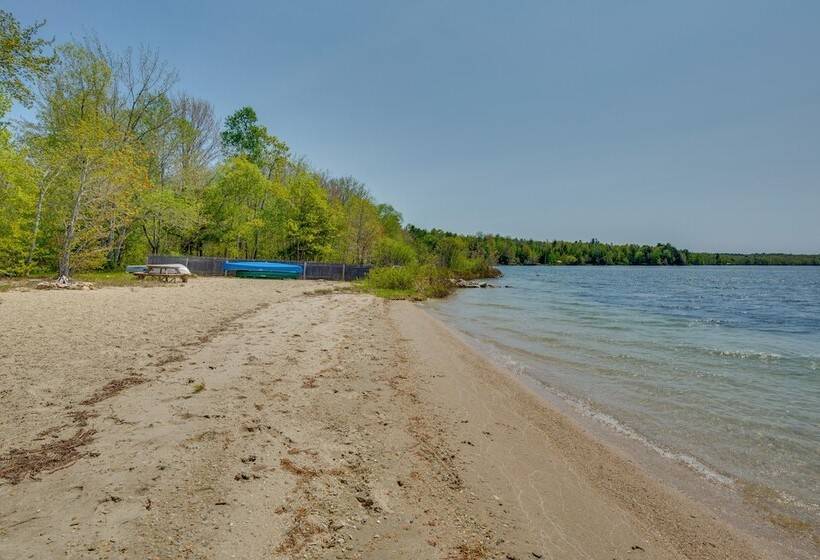 Lakeview Maine Retreat W/ Fire Pit, Grill & Canoe