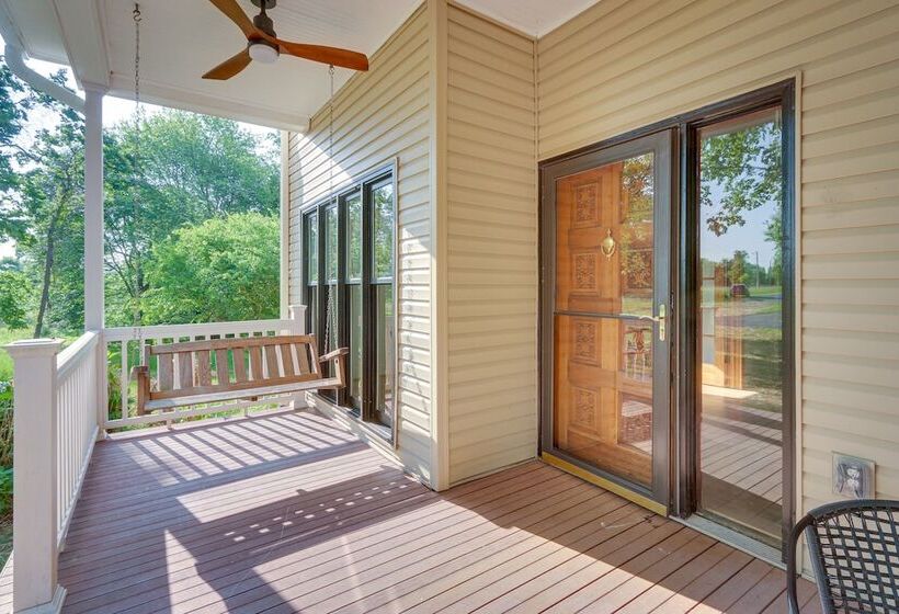 Bright Bluemont Home W/ On Site Pond & Mtn Views!