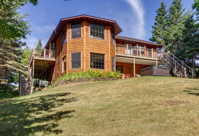 Cozy Frazee Lake Home W/ Hot Tub & Fire Pit!