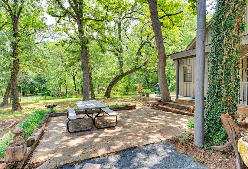 Cozy Oklahoma Retreat W/ Patio, Fire Pit & Grill!