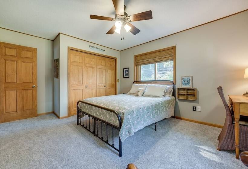 Delton Oasis Retreat W/ Lake Views & Deck!