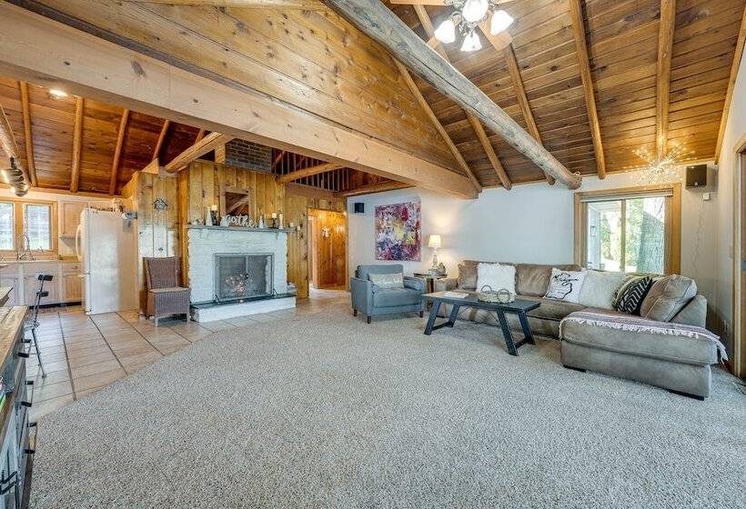Delton Oasis Retreat W/ Lake Views & Deck!