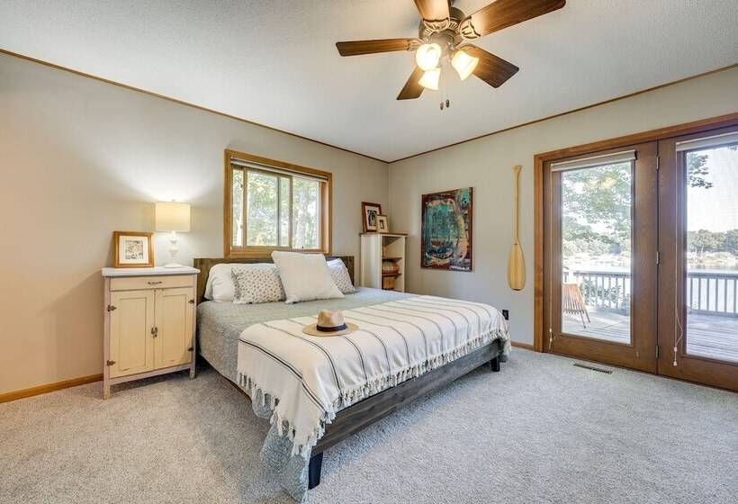 Delton Oasis Retreat W/ Lake Views & Deck!