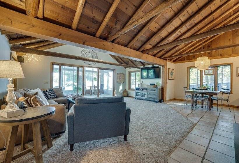 Delton Oasis Retreat W/ Lake Views & Deck!