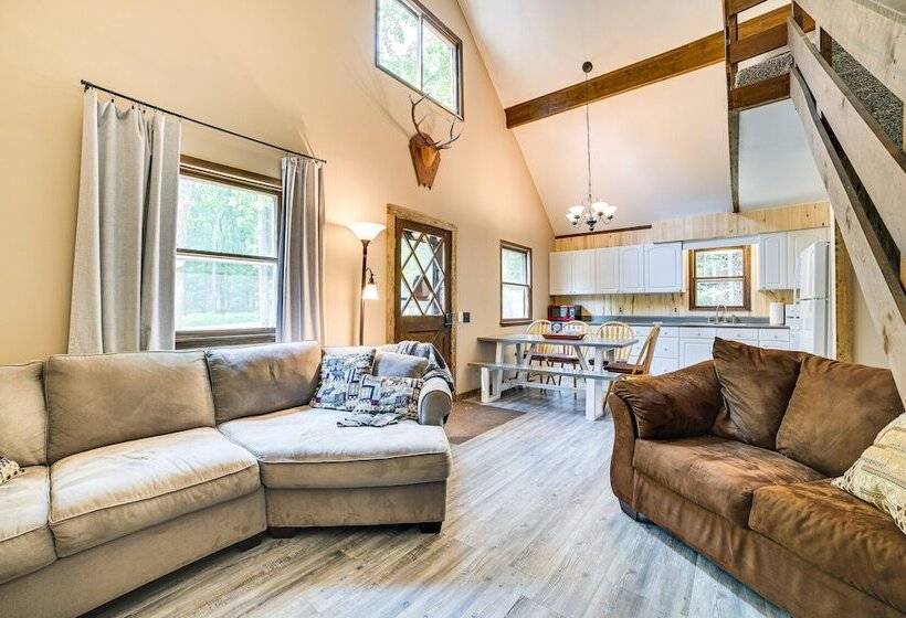 Family Roscommon Home   3 Mi To Higgins Lake