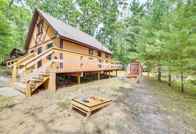 Family Roscommon Home   3 Mi To Higgins Lake