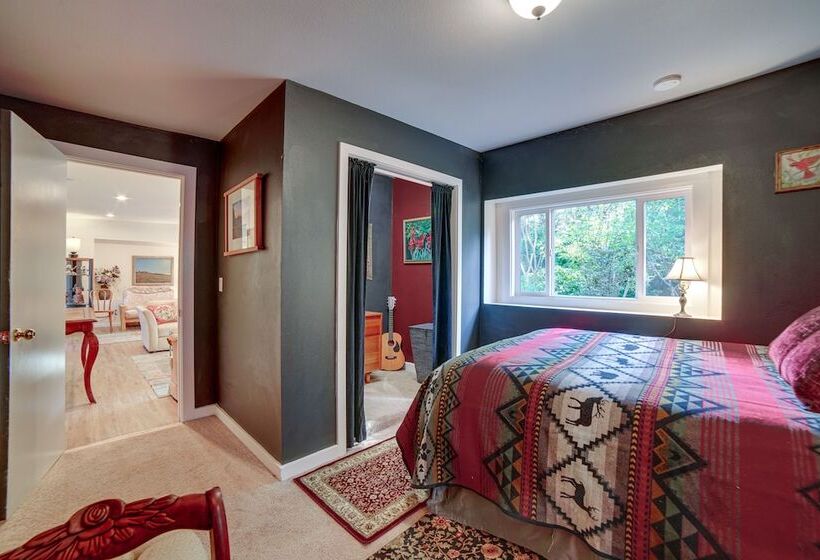 Fort Bragg  Secret Garden  Cabin W/ Hot Tub, Views