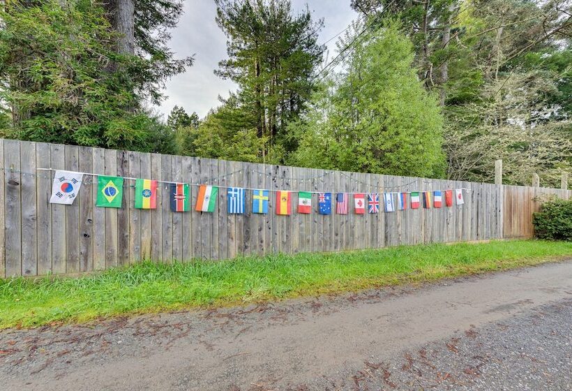 Fort Bragg  Secret Garden  Cabin W/ Hot Tub, Views