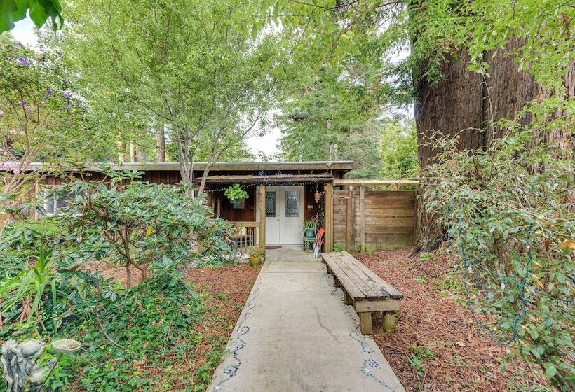 Fort Bragg  Secret Garden  Cabin W/ Hot Tub, Views