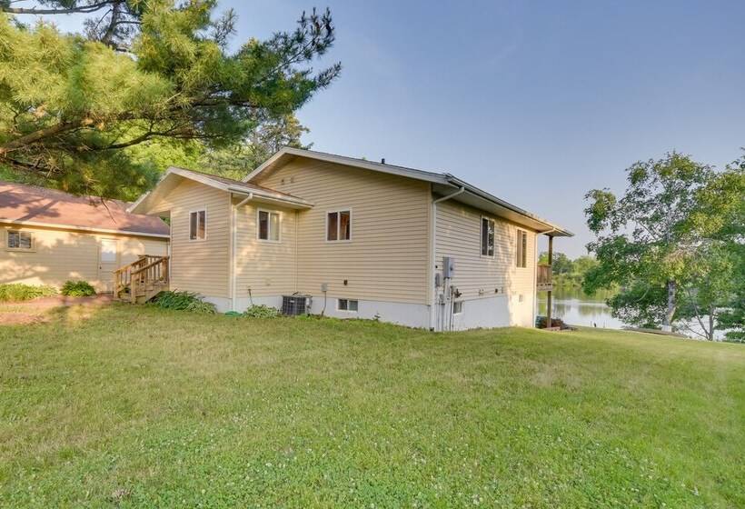 Lakefront Birchwood House W/ Deck + Fire Pit!