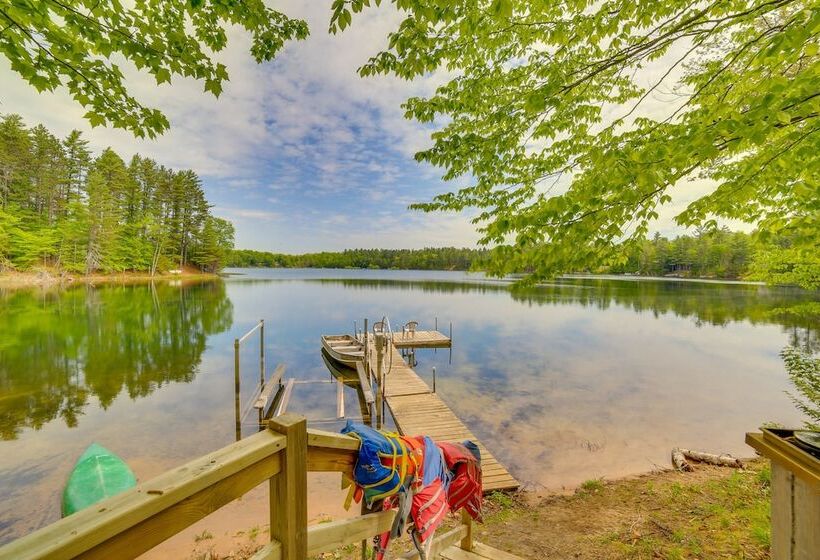 Lakefront Cabin W/ Dock & Trails, Mins To Town!