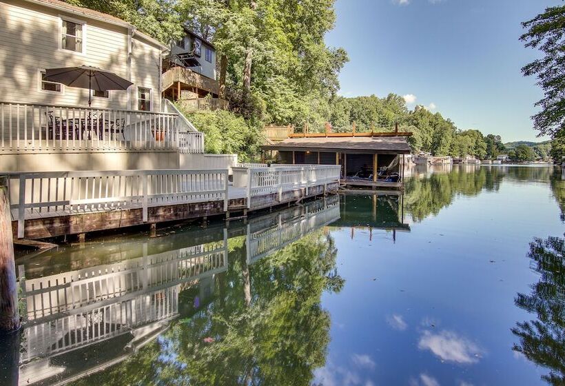 Hot Tub & Boat Dock: Lovely Lake Lure Retreat