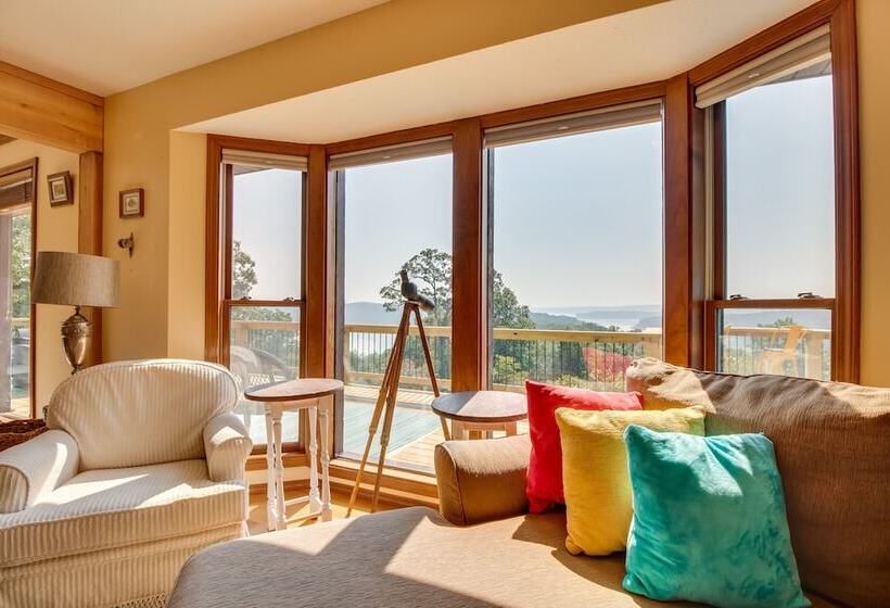 Mountain Home Retreat W/ Balcony & Lake Views!