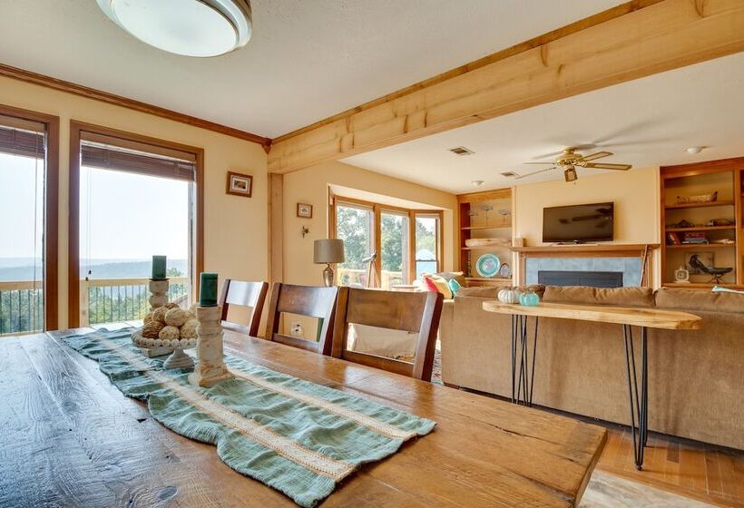 Mountain Home Retreat W/ Balcony & Lake Views!