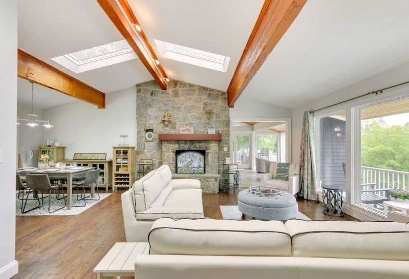 New Milford Lakefront Home: Deck, Pool & Dock!