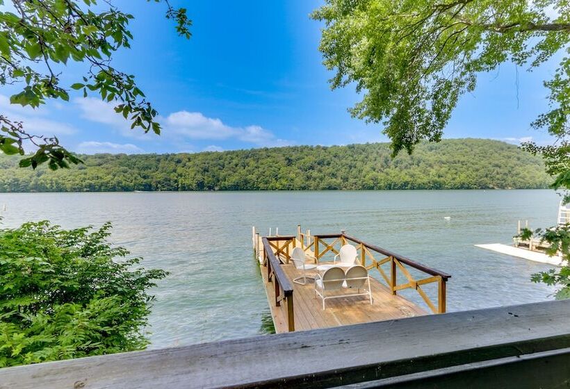 New Milford Lakefront Home: Deck, Pool & Dock!