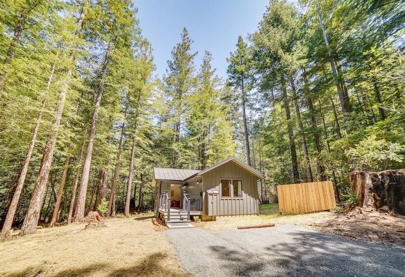 Peaceful Mendocino Cottage Surrounded By Redwoods