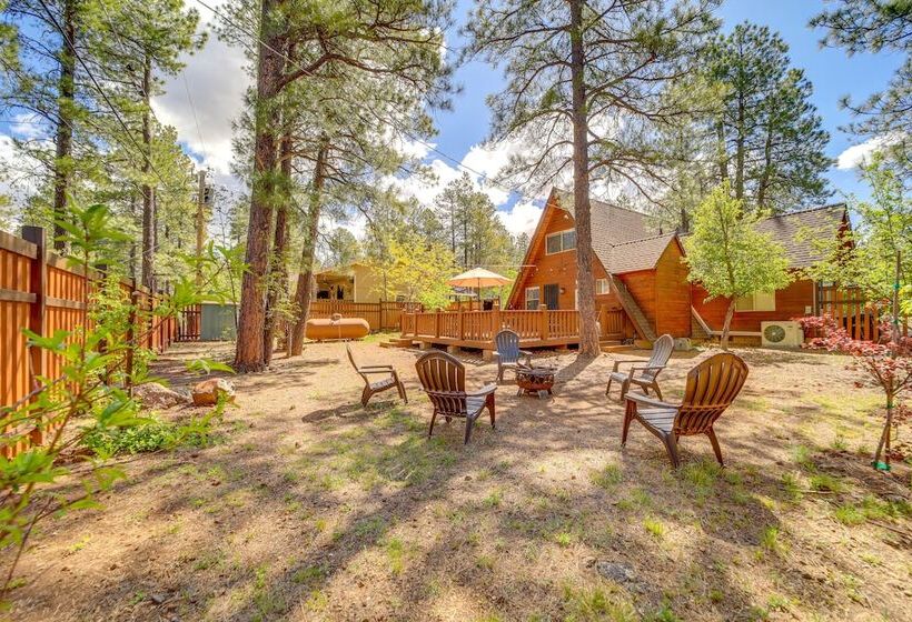 Pet Friendly Arizona Cabin Fire Pit, Near Skiing