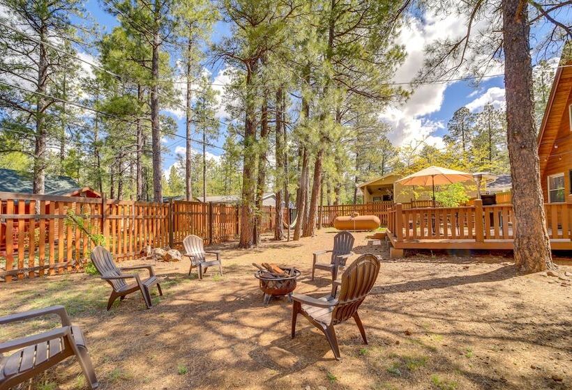 Pet Friendly Arizona Cabin Fire Pit, Near Skiing