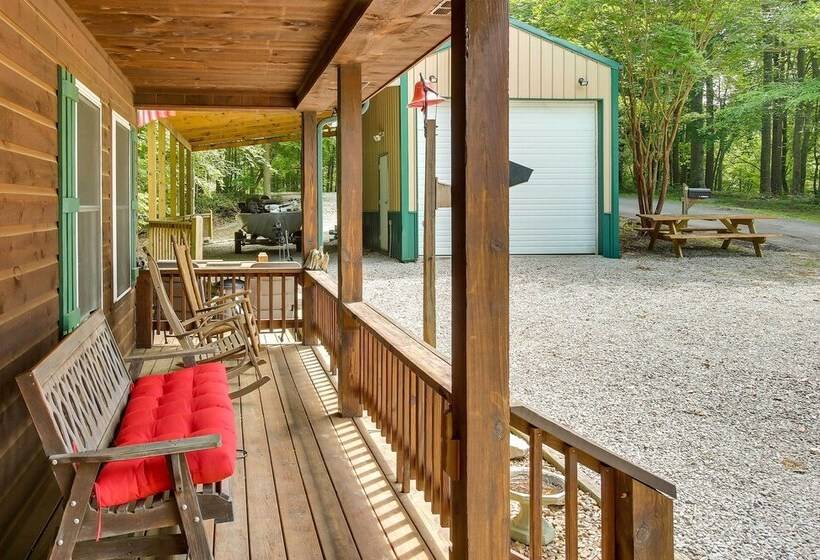 Pet Friendly Byrdstown Cabin W/ Fire Pit & Porch!