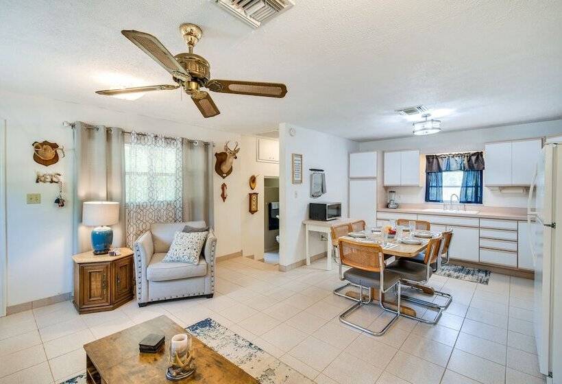 Pet Friendly Fort Mccoy Cabin W/ Fire Pit!