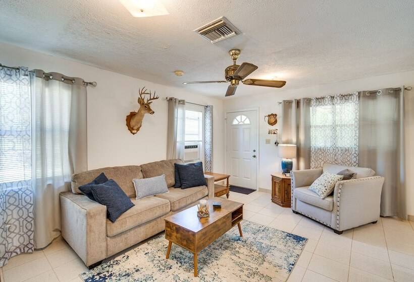 Pet Friendly Fort Mccoy Cabin W/ Fire Pit!