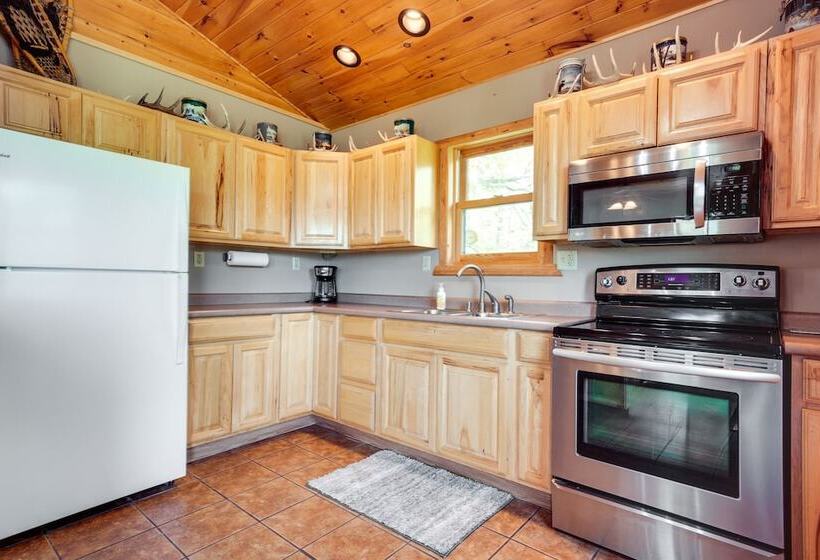 Pet Friendly Iron River Cabin With Fire Pit!