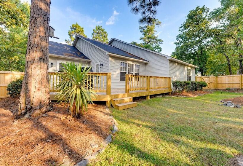 Pet Friendly Pinehurst Home W/ Deck   Near Golf