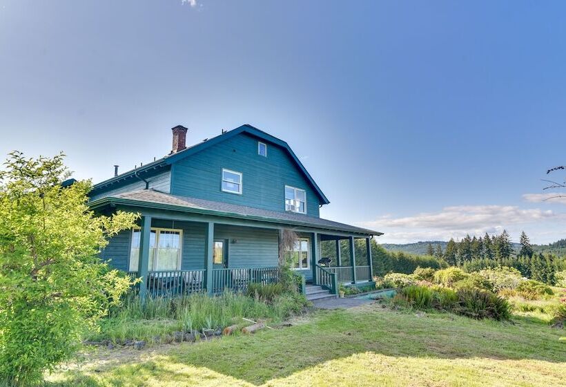 Rainier Home On 20 Acres W/ Blueberry Farm!