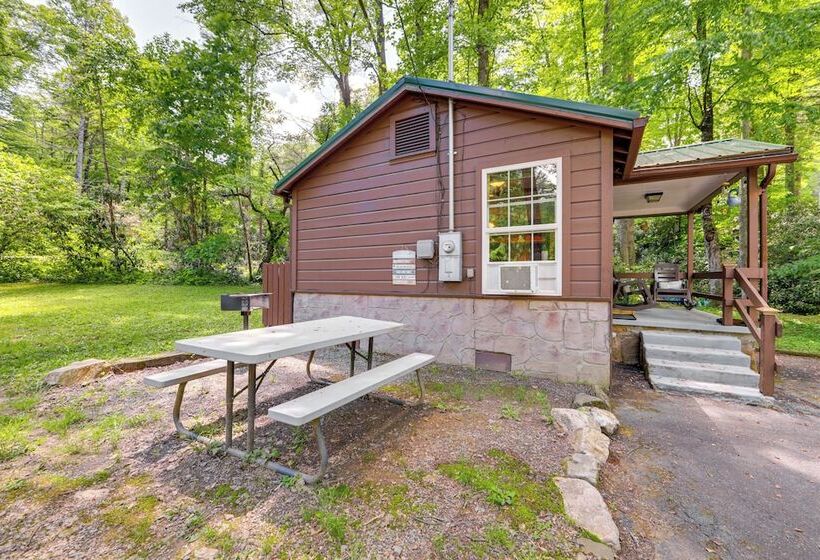 Pet Friendly Creekside Cabin W/ Pool Access!