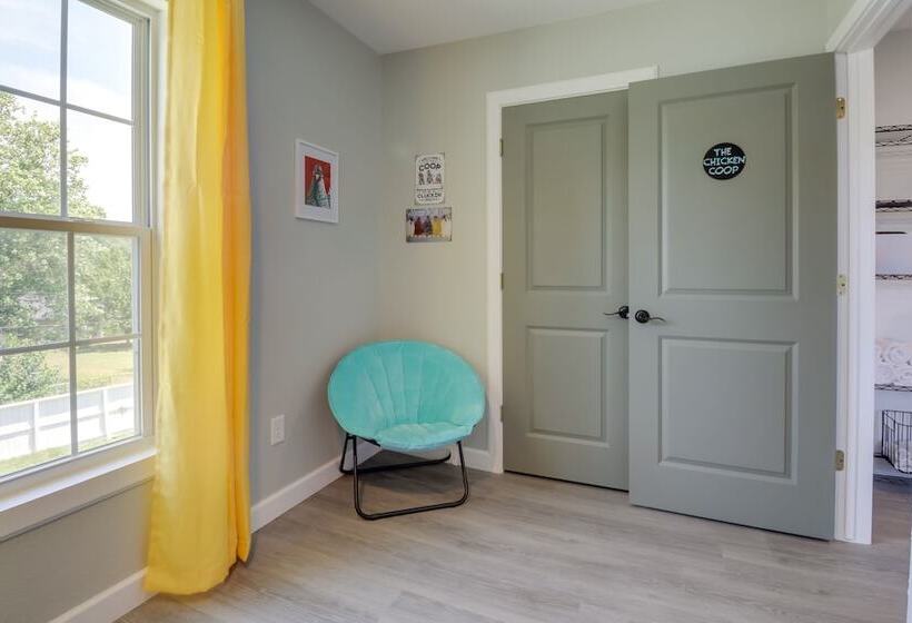 Spacious Grove Home Rental: Yard Games, Fire Pit!