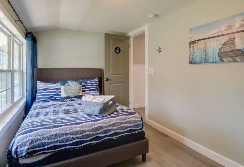 Spacious Grove Home Rental: Yard Games, Fire Pit!