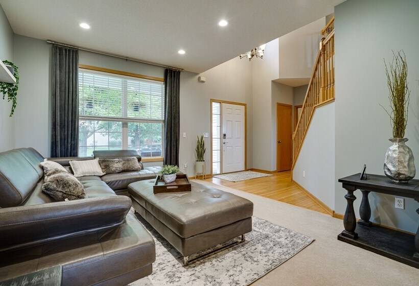Spacious Maple Grove Retreat W/ Playground!