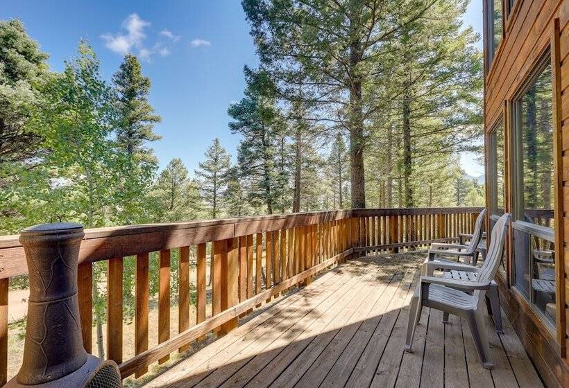 Stylish Angel Fire Cabin W/ Deck   2 Mi To Ski Mtn