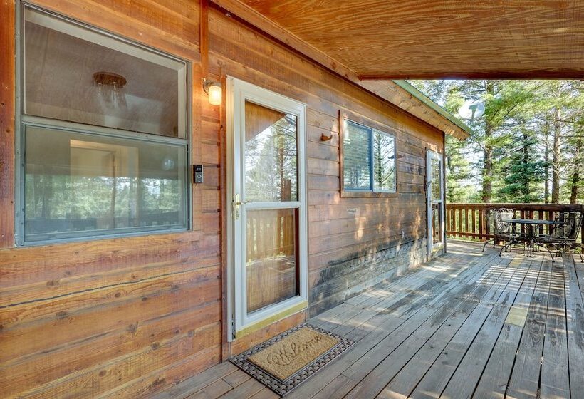 Stylish Angel Fire Cabin W/ Deck   2 Mi To Ski Mtn