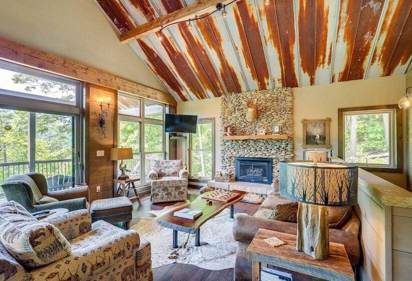 Unique Burnsville Home W/ Mountain Views + Deck!