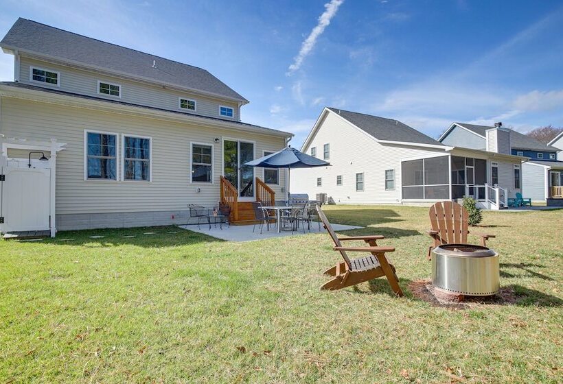 Ocean View Home W/ Kayaks ~ 2 Mi To Bethany Beach