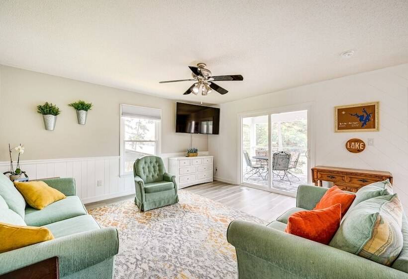 Waterfront Badin Lake Getaway: Boat Dock, Fire Pit