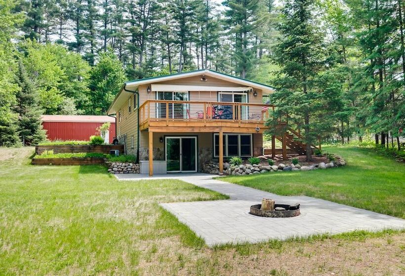Waterfront Eagle River Home W/ Dock + Fire Pit!
